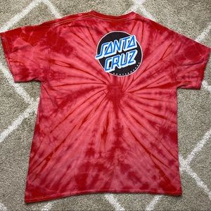 XL Santa Cruz tie-dye shirt.